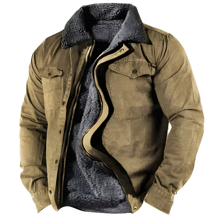 Jayden Geacă de Iarnă pentru Bărbați Casual – Croială Confortabilă, Buzunare Funcționale & Stil Modern