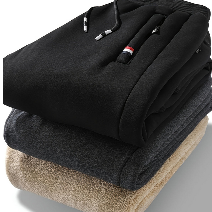 Mason Pantaloni de Iarnă pentru Bărbați Termici 2-Pack – Căptușeală Caldă și Croială Reglabilă