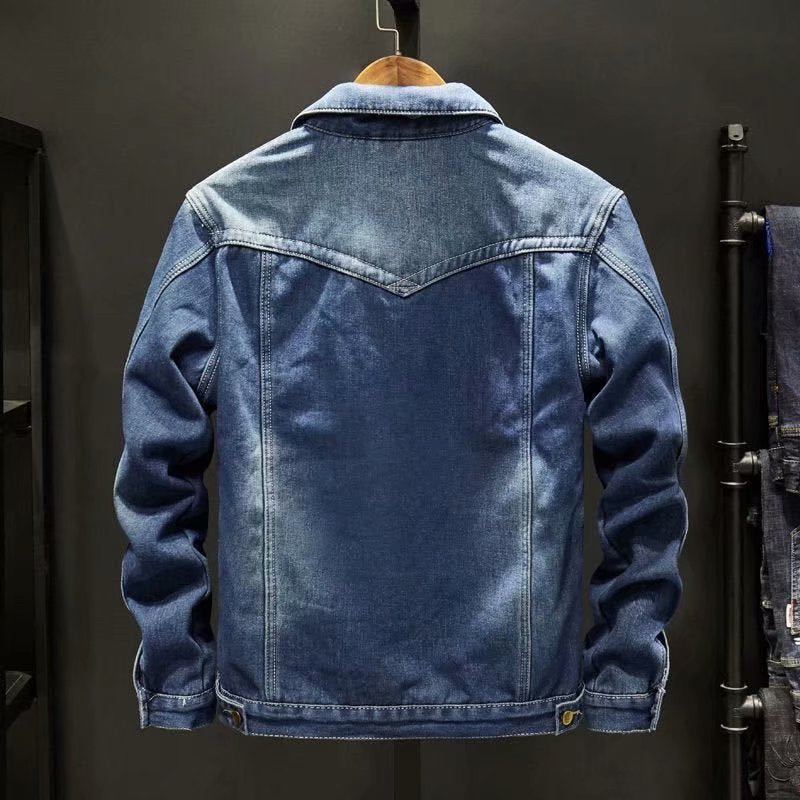 Ethan Giacca Denim Uomo – Jeans Premium, Stile Iconico & Look Streetwear Moderno