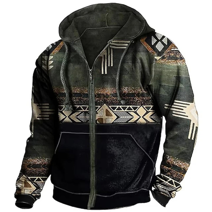 Marco Zimní Pánská Bunda s Kapucí a Zipem – Jedinečný Design & Pohodlný Casual Styl