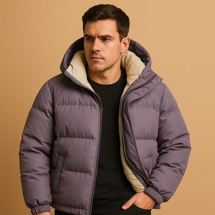 Timothy Giacca Puffer Uomo – Giubbotto Imbottito Leggero con Cappuccio e Taglio Sportivo