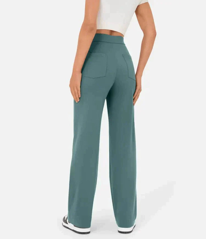 Pantaloni elastici pentru femei | Talie înaltă