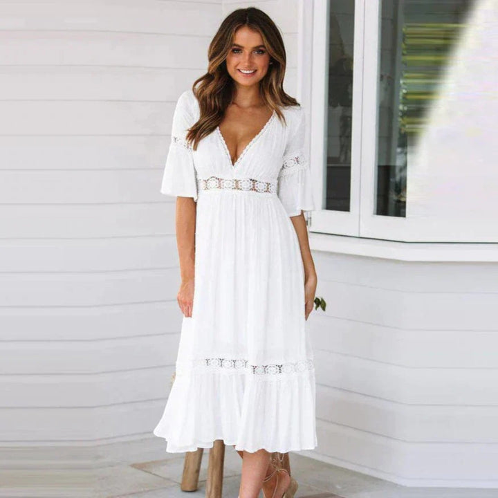 Suzanne | Rochie de vară boemă pentru femei | Midi