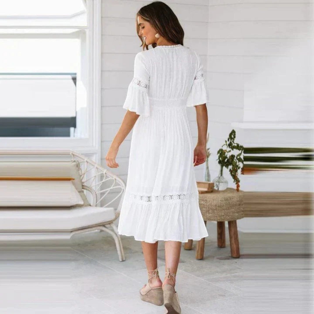 Suzanne | Rochie de vară boemă pentru femei | Midi