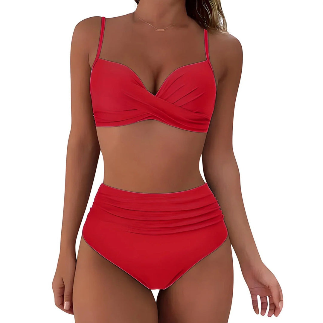 Vivienne | Bikini elegante cu talie înaltă pentru femei