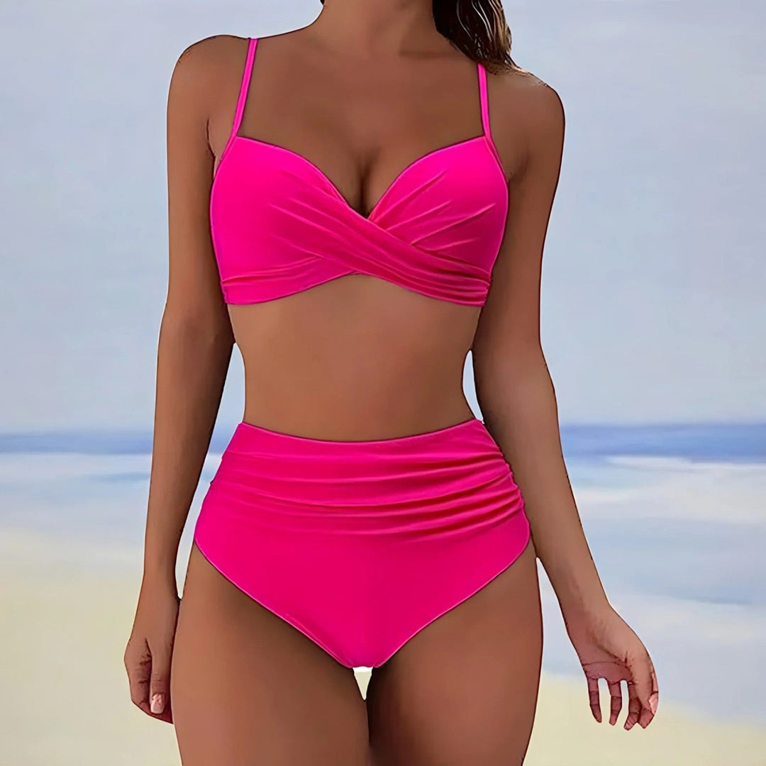 Vivienne | Bikini elegante cu talie înaltă pentru femei