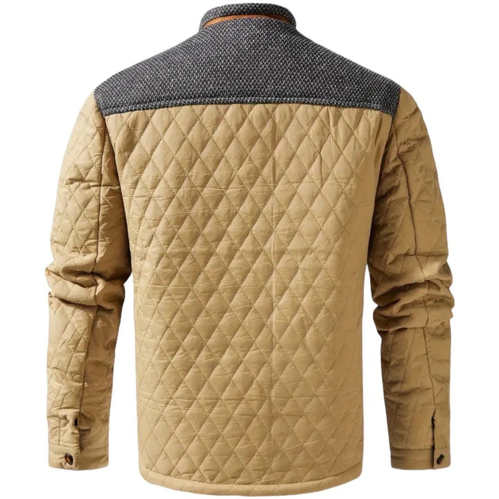 Zaid Herren Stepp-Winterjacke – Leichte Warme Jacke mit Modernen Kontrastschultern