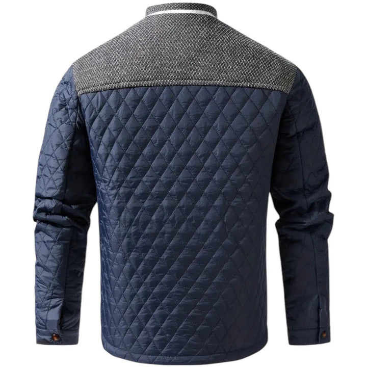 Zaid Herren Stepp-Winterjacke – Leichte Warme Jacke mit Modernen Kontrastschultern