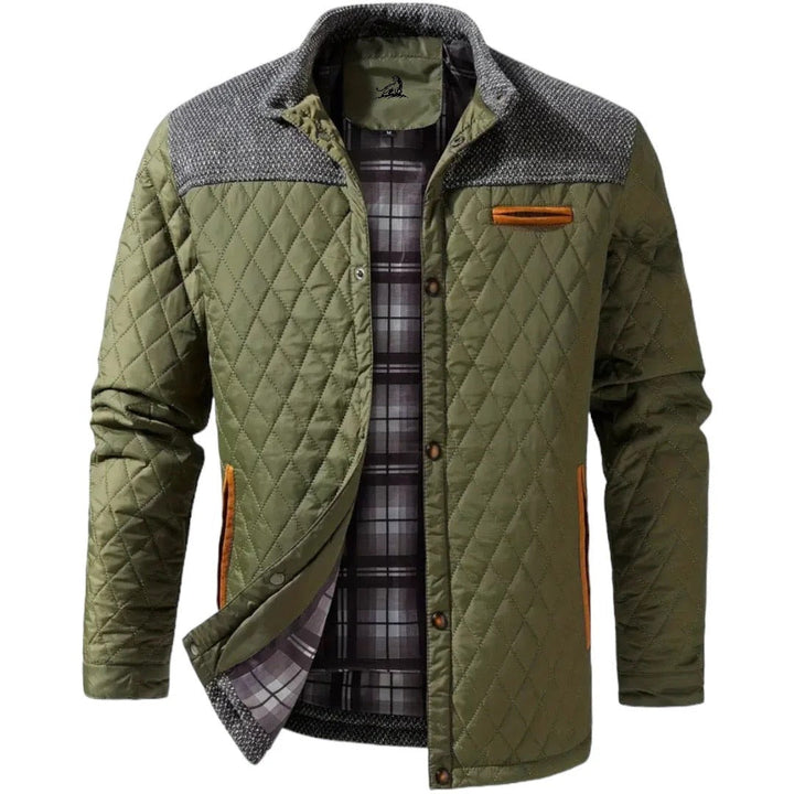 Zaid Herren Stepp-Winterjacke – Leichte Warme Jacke mit Modernen Kontrastschultern