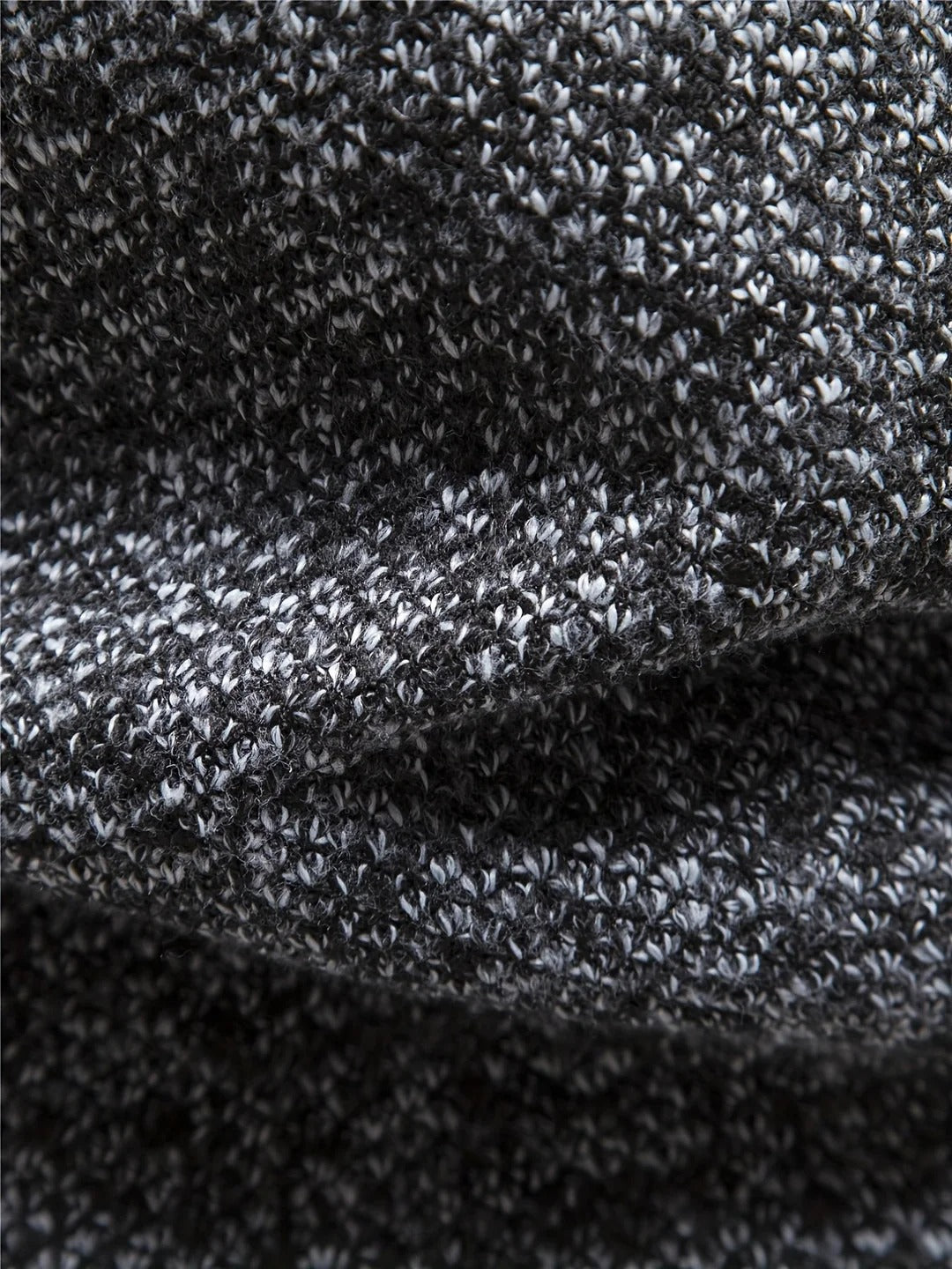 Matteo Maglione Uomo Zip – Pulover de iarnă din tricot gros cu închidere cu fermoar