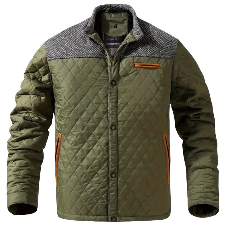 Zaid Herren Stepp-Winterjacke – Leichte Warme Jacke mit Modernen Kontrastschultern