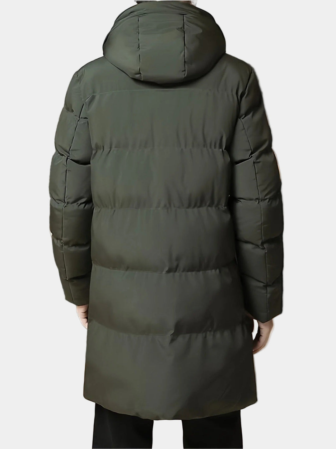 Ferdie Parka Uomo Lunga – Giacca Invernale Imbottita con Cappuccio Antivento & Antipioggia