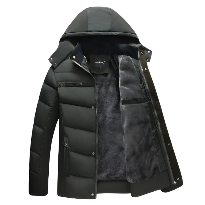 Zade Parka Invernale Uomo – Giacca Robusta Molto Calda con Cappuccio e Fodera in Fleece