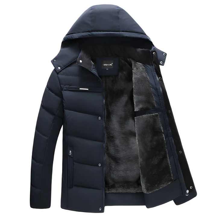 Zade Parka Invernale Uomo – Giacca Robusta Molto Calda con Cappuccio e Fodera in Fleece