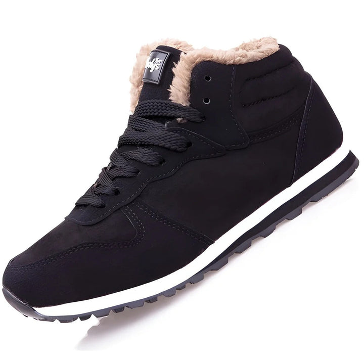 Adidași de iarnă Zavian pentru bărbați – Pantofi călduroși cu căptușeală din fleece și talpă antiderapantă