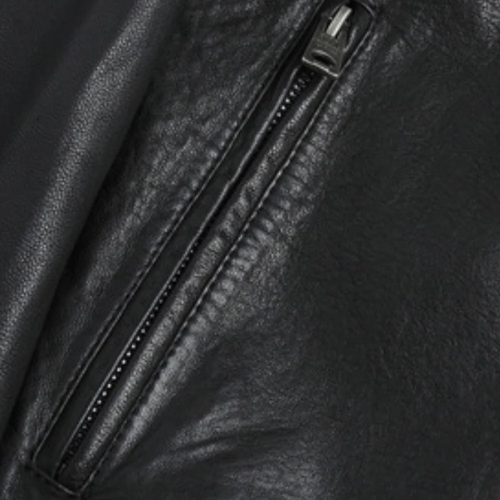 Veste en Cuir pour Homme Jamme – Conception Solide, Coupe Confortable & Style Polyvalent