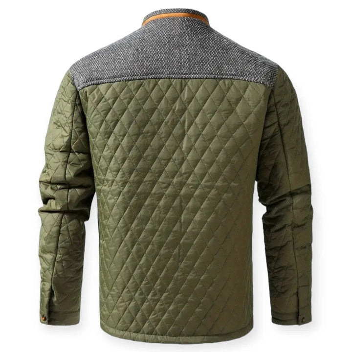 Zaid Herren Stepp-Winterjacke – Leichte Warme Jacke mit Modernen Kontrastschultern