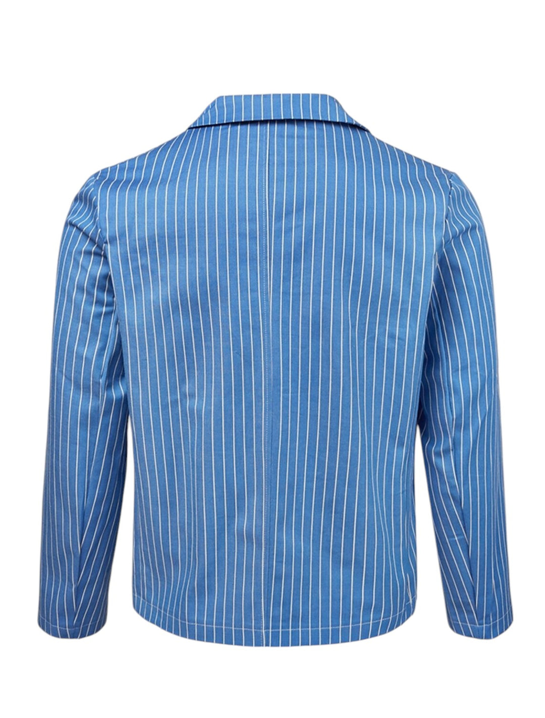 Men's Summer Striped Blazer | Royal Blue