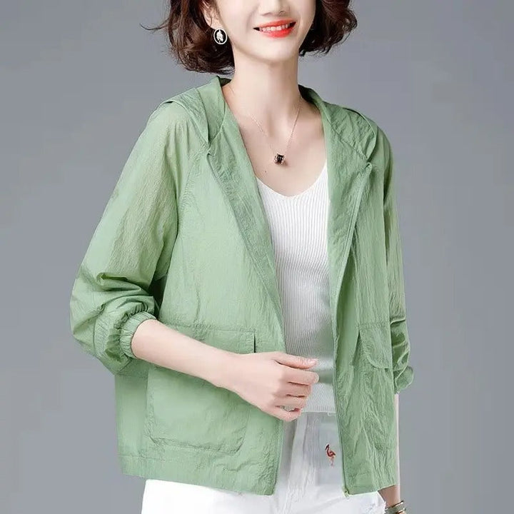 Women's Casual Waterproof Jacket | With Hood