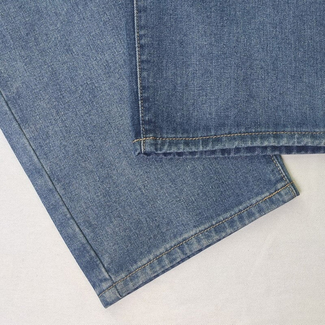 Džíny Di Jeans módní široké nohavice pro ženy | Vysoký pas