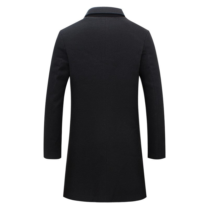 Christopher Cappotto Hombre Largo Sartorial – Elegante, Caliente y Estilo Formal