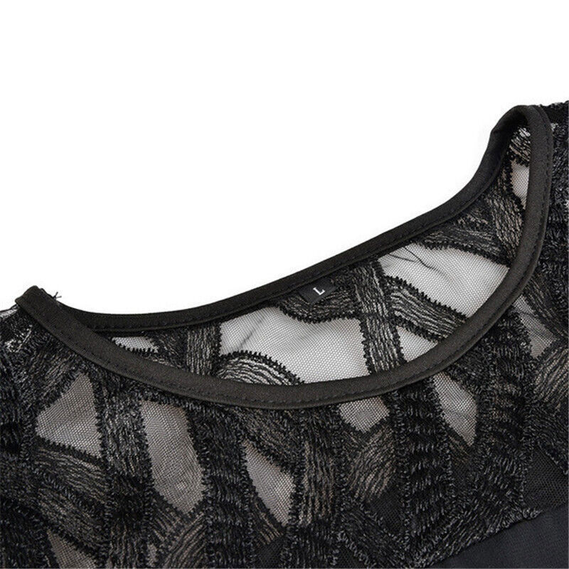 Rochie de seară pentru femei cu mâneci cu deschideri | Midi