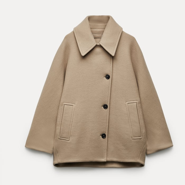Olivia Cappotto Oversize Donna σε Μαλλί – Ζεστό, Κομψό και Χαλαρό Στυλ