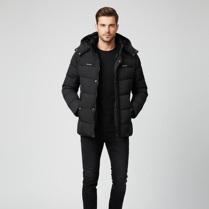 Zade Parka Invernale Uomo – Giacca Robusta Molto Calda con Cappuccio e Fodera in Fleece