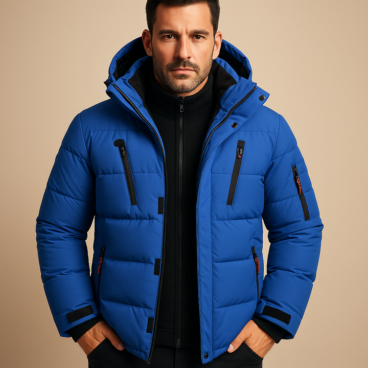 Emilio Giacca Invernale Uomo Imbottita con Cappuccio – Calda, Moderna e Funzionale