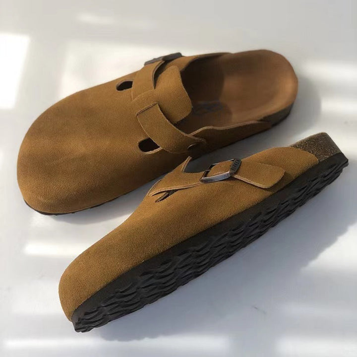Unisex mokasíny z kůže | s detailem přezky